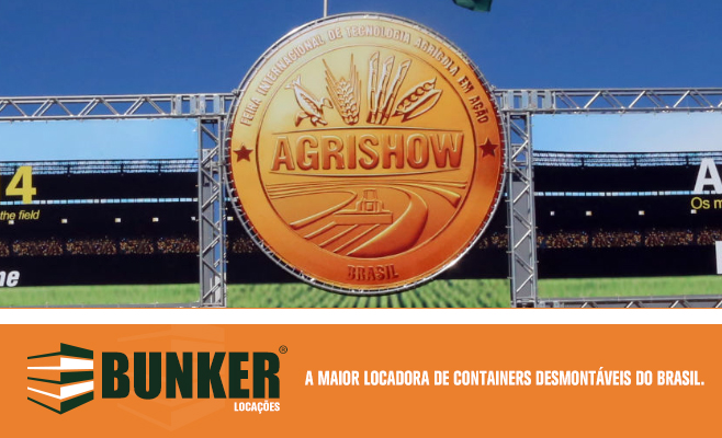 Foto do Post A Bunker Locações está participando da Agrishow 2014!